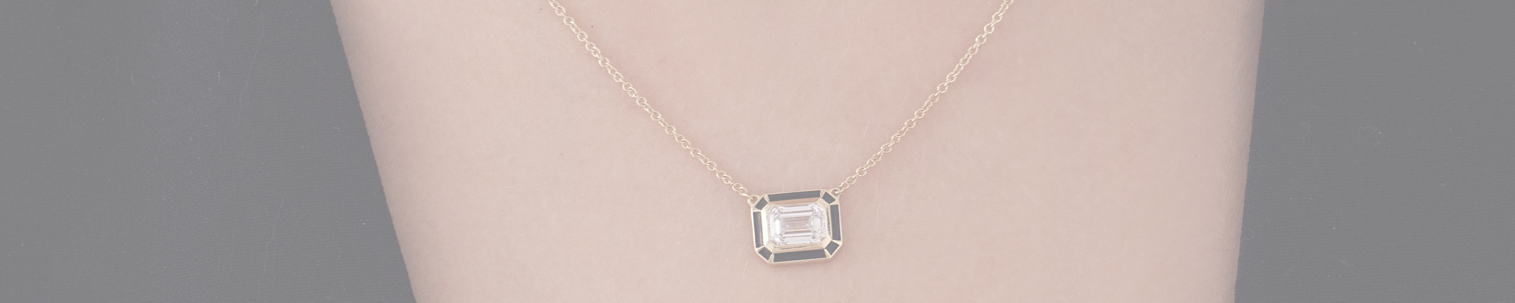 Lab diamond necklaces