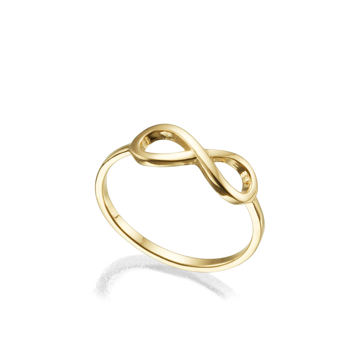 Infinity gold ring