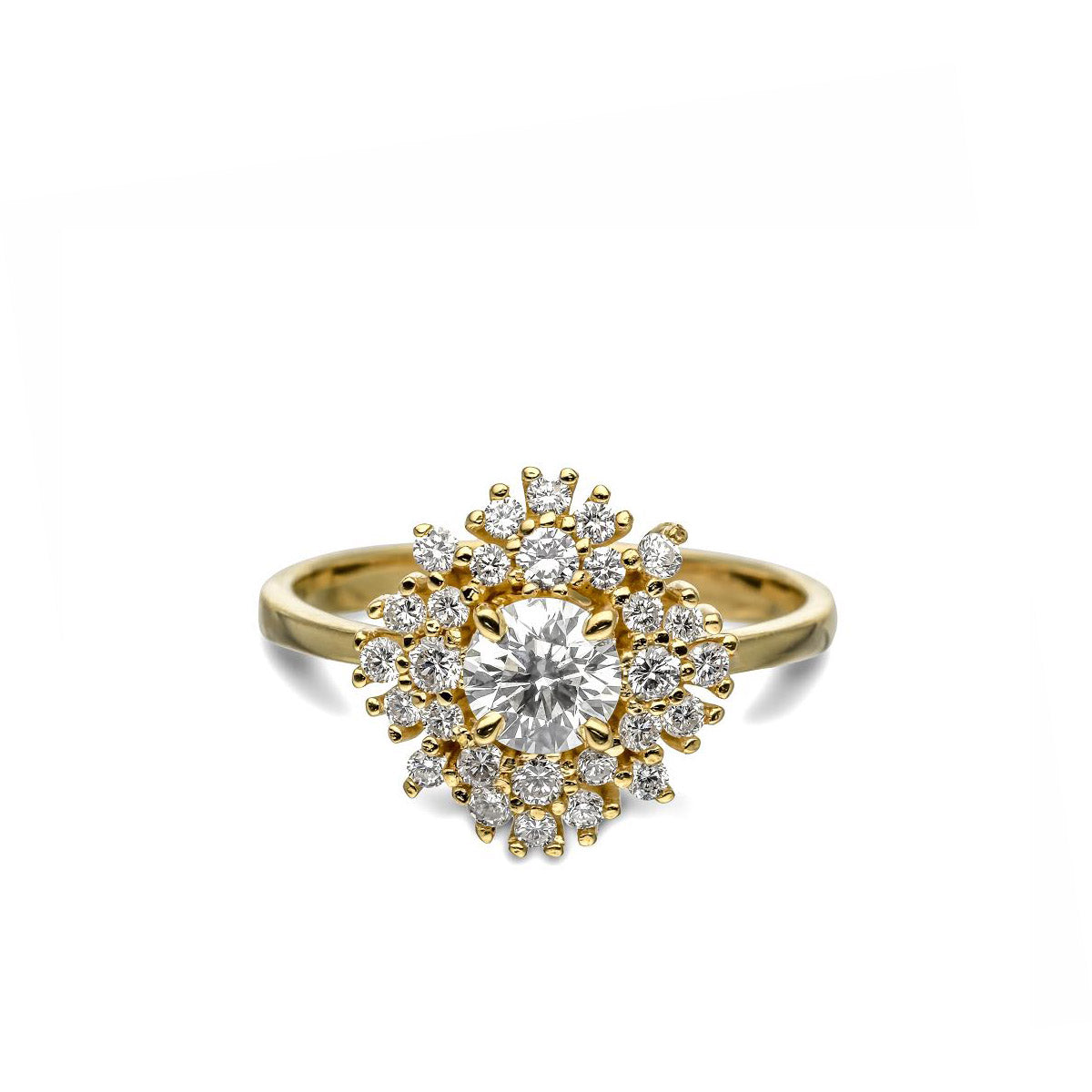 An impressive and special diamond ring