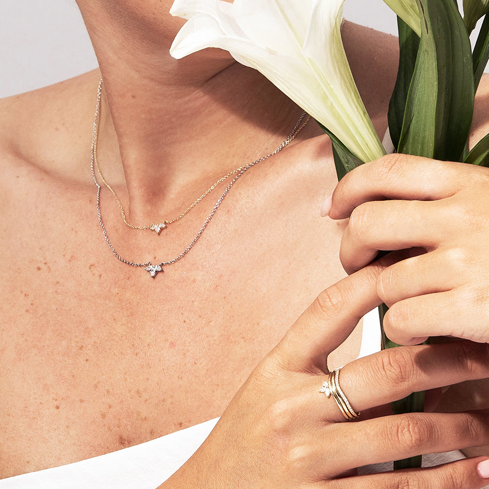 A gold ring with a gentle wave