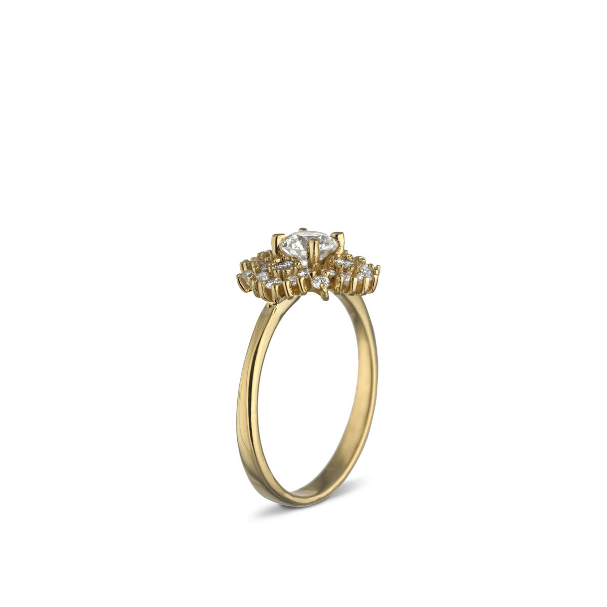 An impressive and special laboratory diamond ring