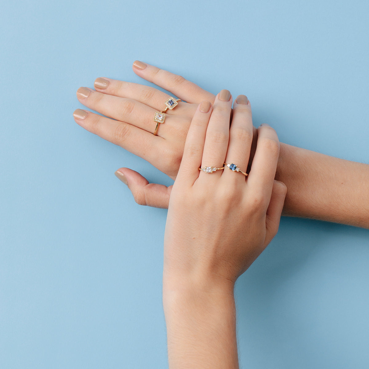 Princess cut diamond ring