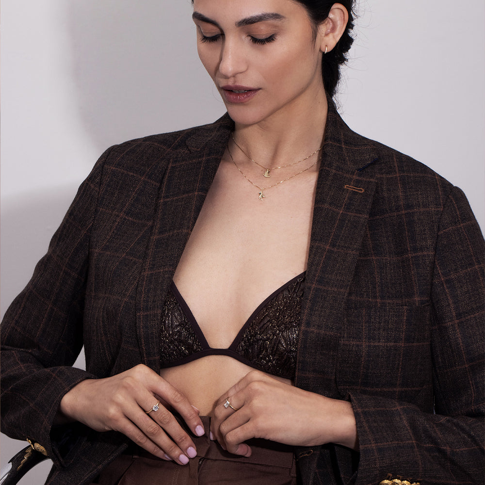 1 carat round solitaire laboratory diamond ring