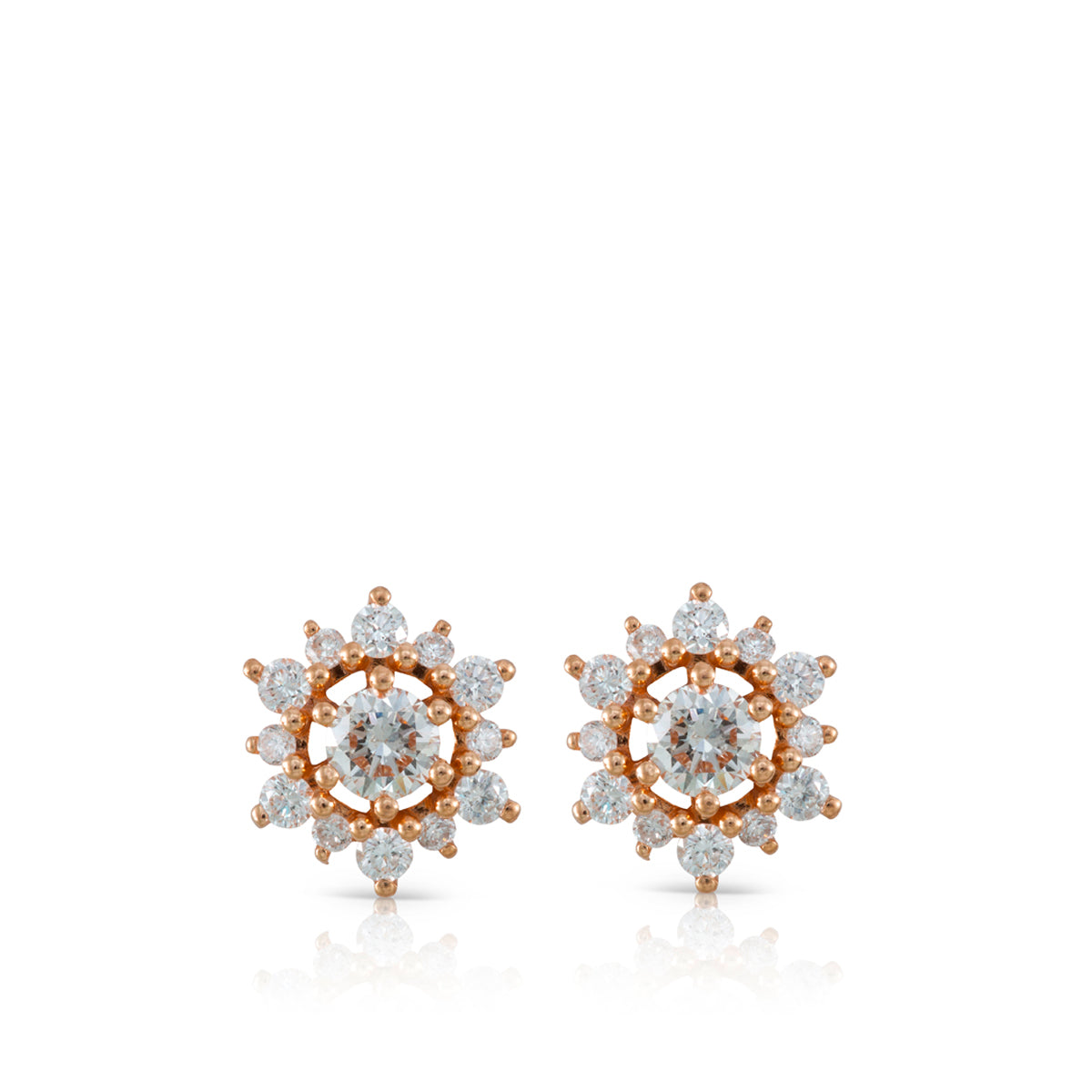 Special attached diamond earrings