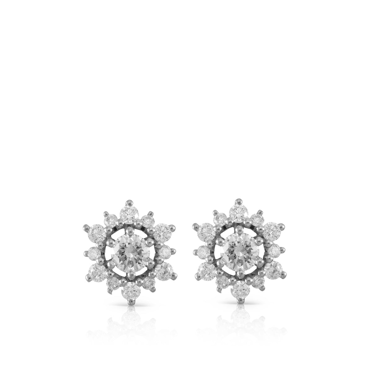 Special attached diamond earrings