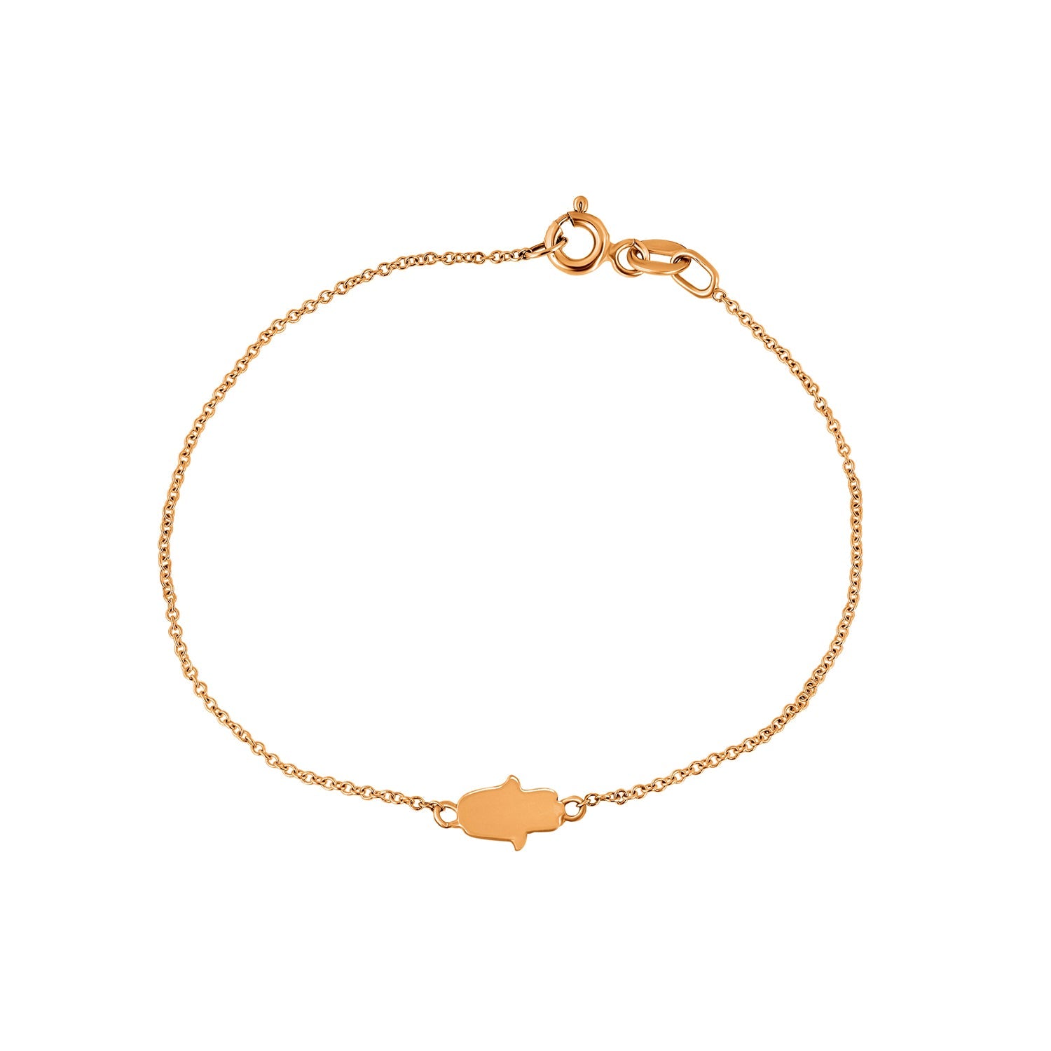 Gold bracelet, fine hamsa