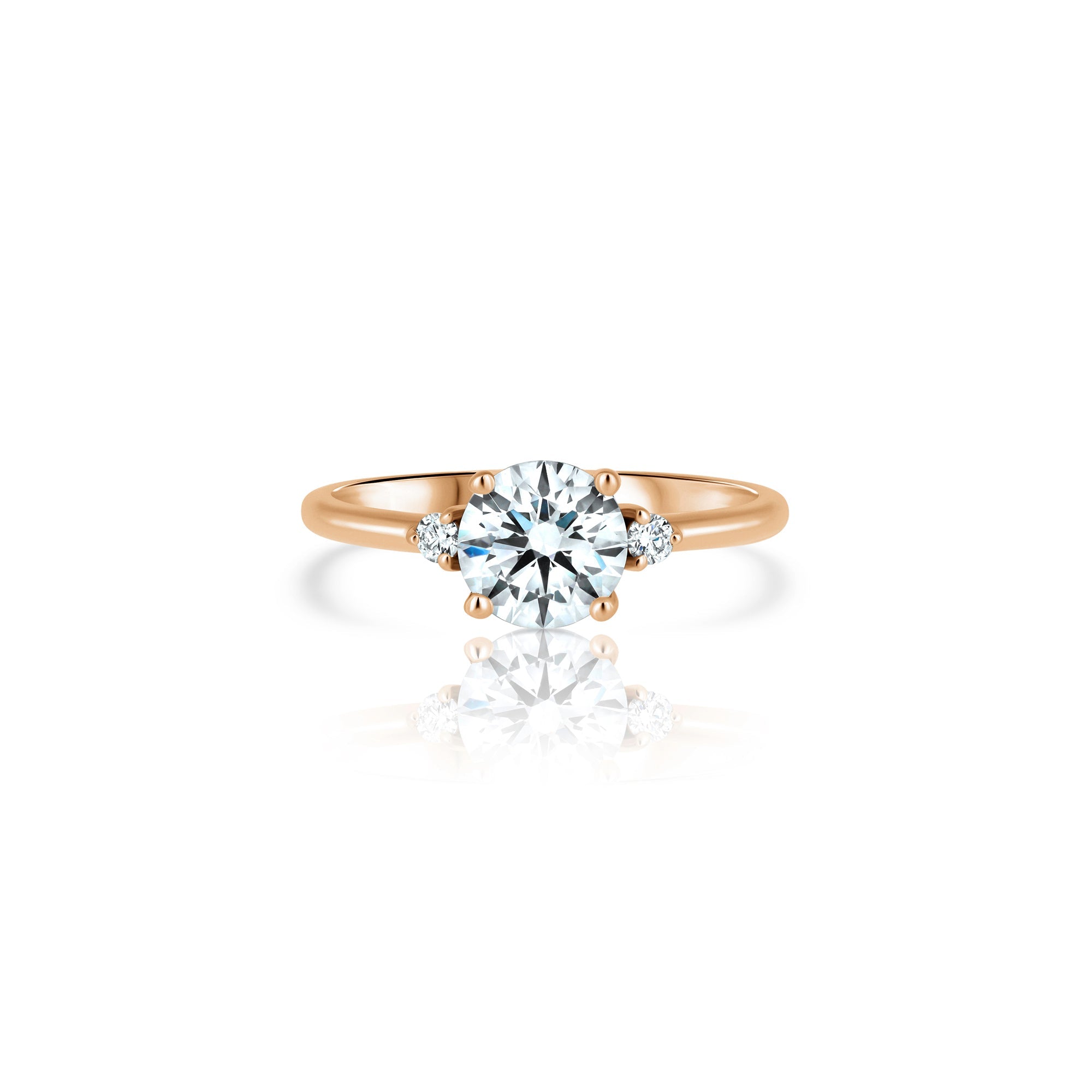 An impressive and delicate laboratory diamond ring