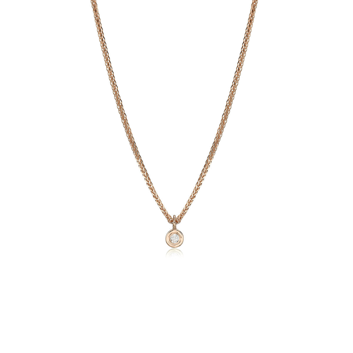 Delicate diamond necklace