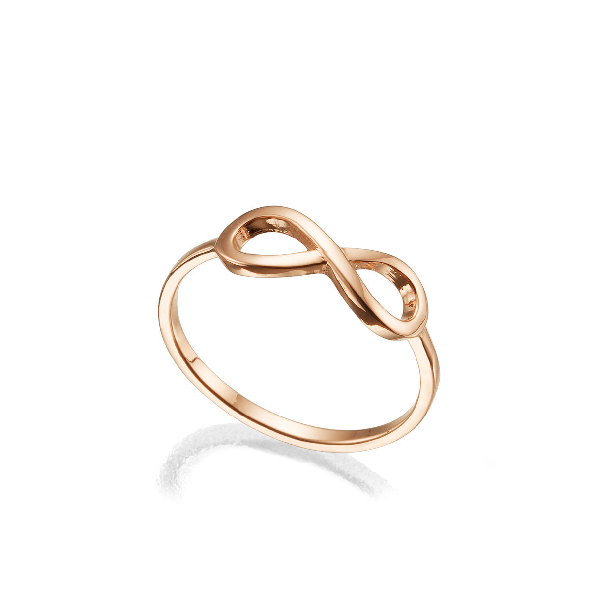 Infinity gold ring