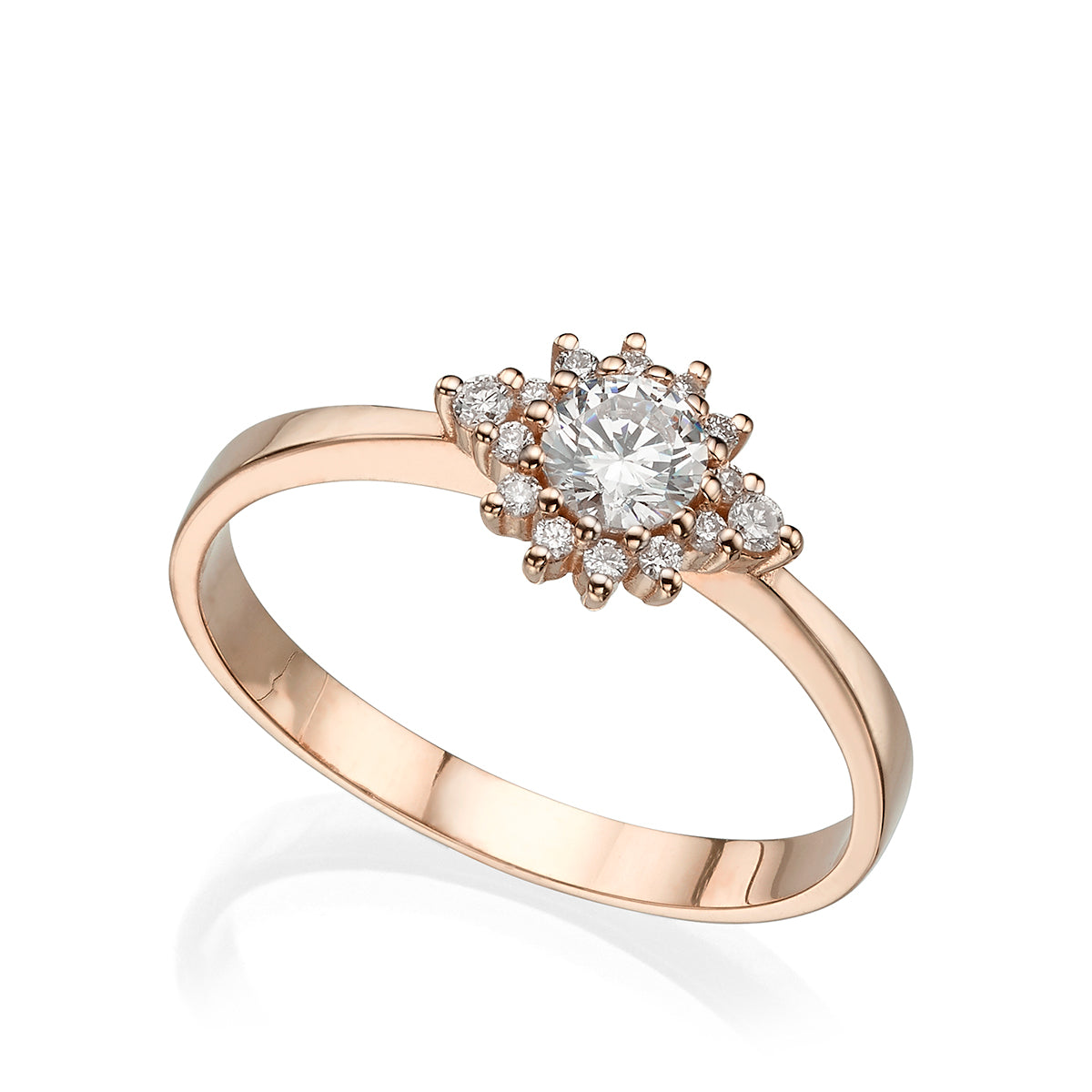 Diamond star ring
