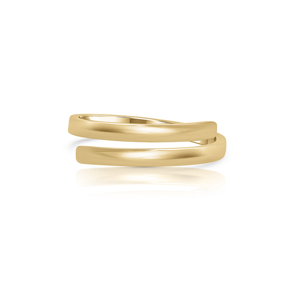A special spring gold ring for men