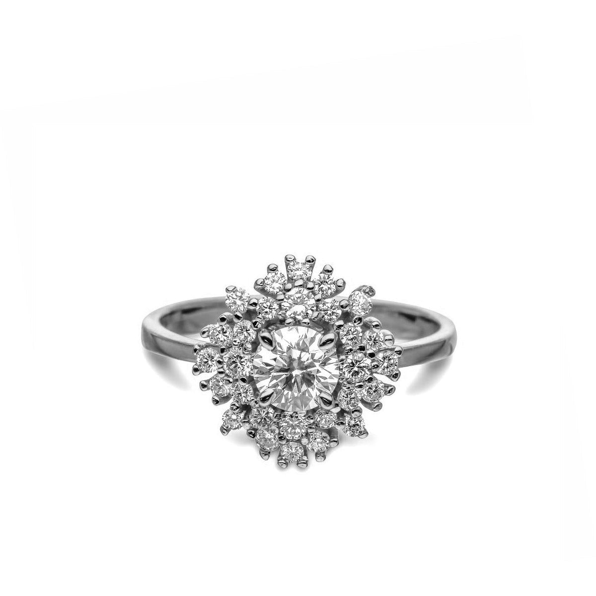 An impressive and special laboratory diamond ring