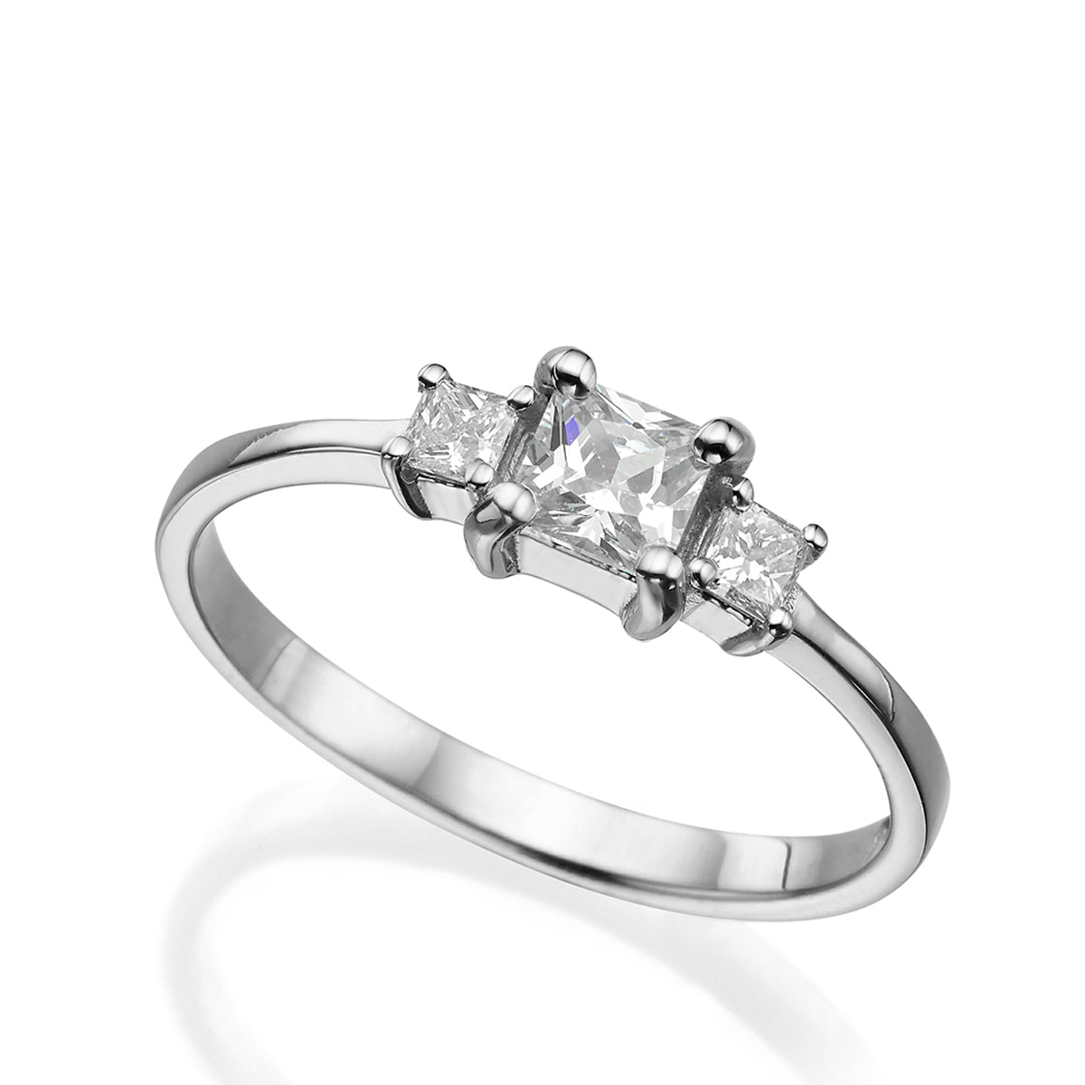 Princess cut diamond ring