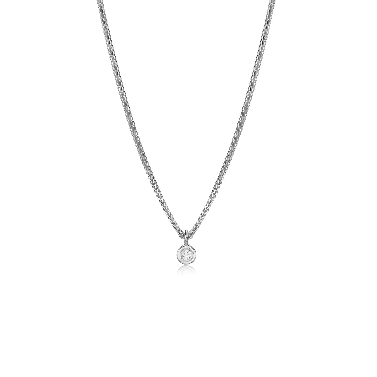 Delicate diamond necklace