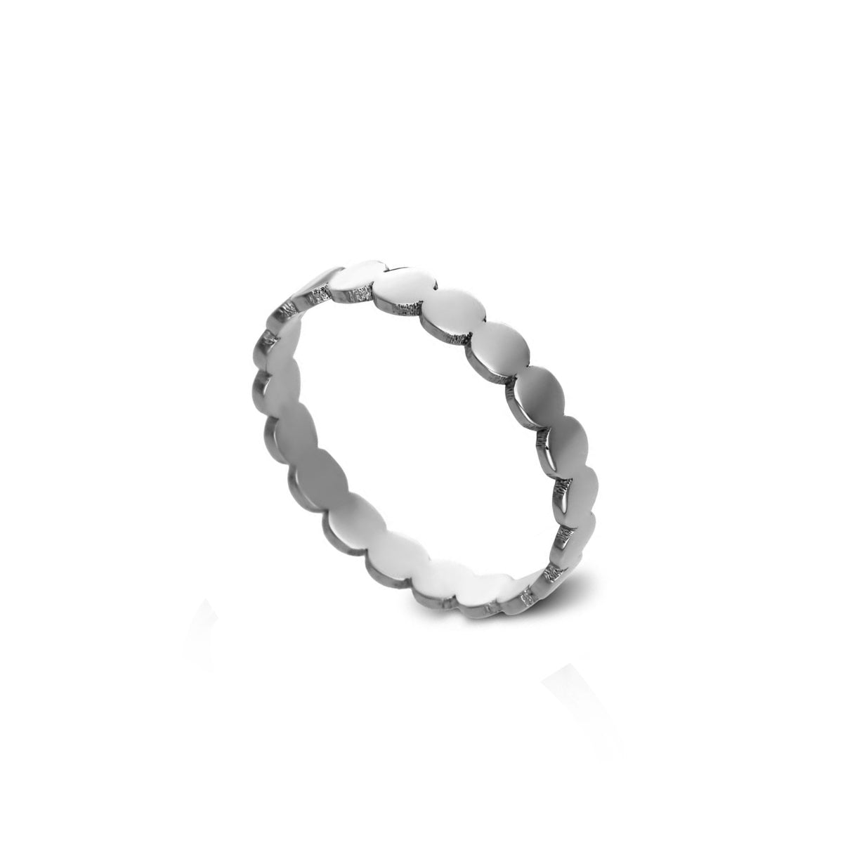 A ring of flat gold circles