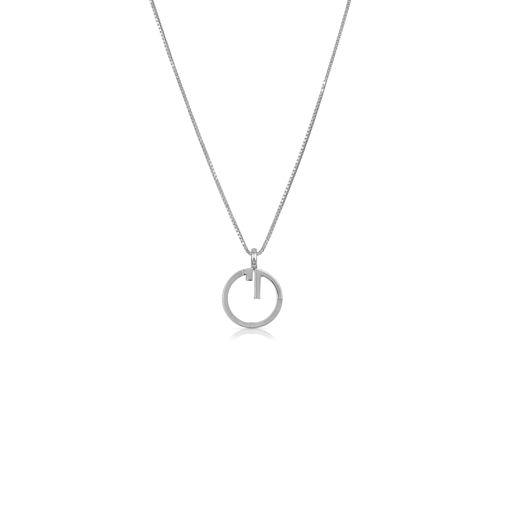 A gold chain designed with a modern and special "living" pendant