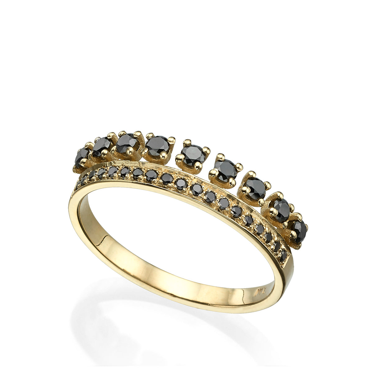 A special black diamond ring