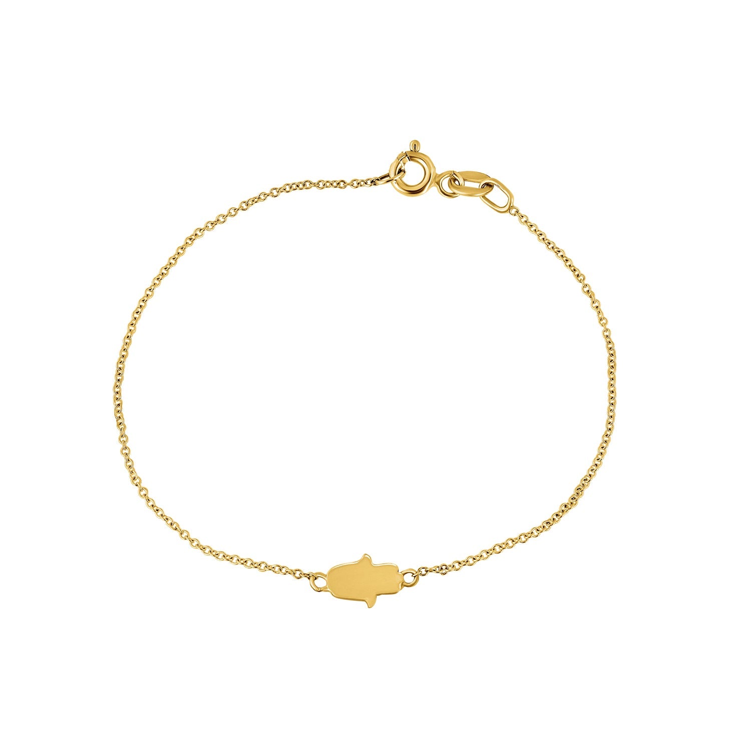 Gold bracelet, fine hamsa