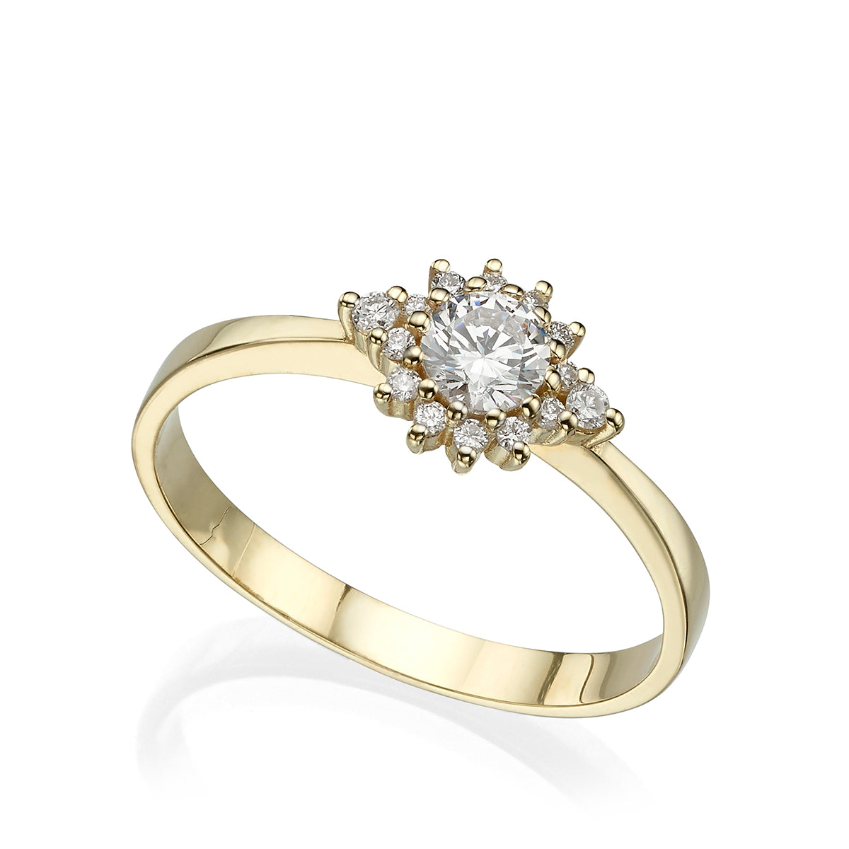 Diamond star ring