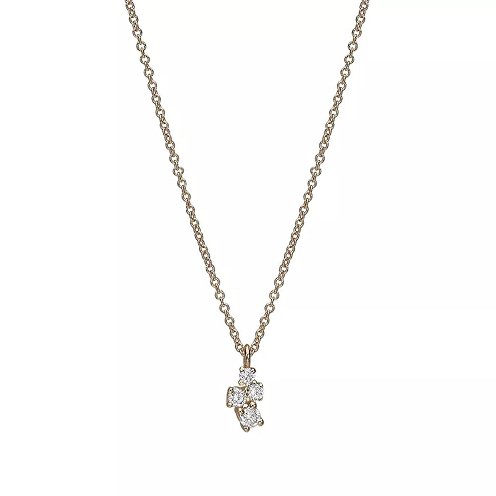Diamond pendant necklace in different sizes