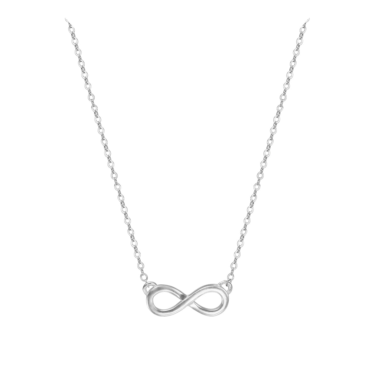 Gold infinity necklace