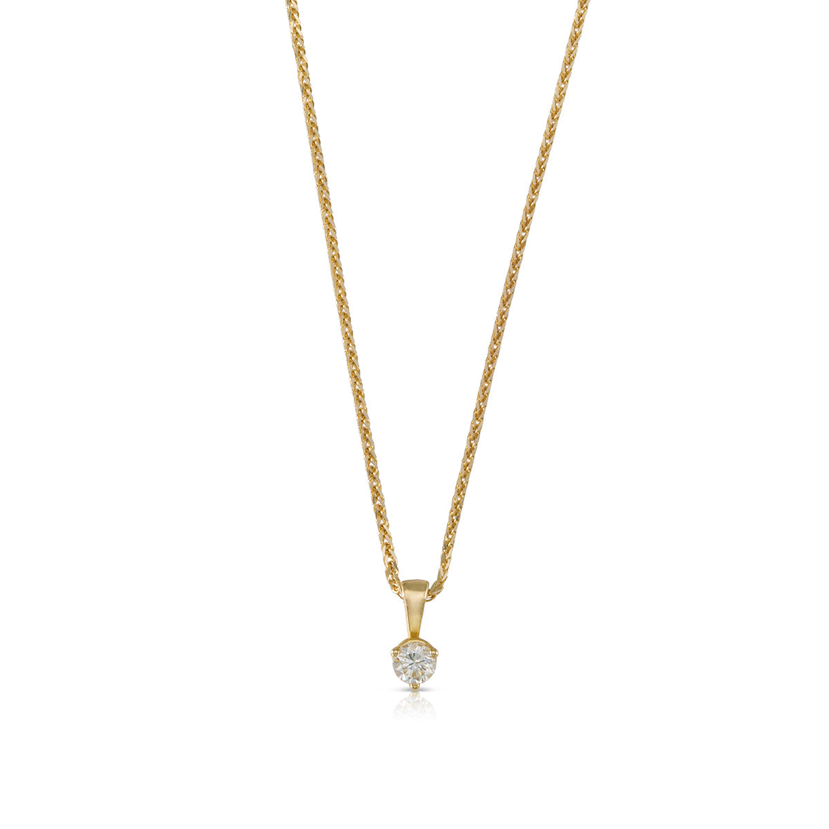 Classic diamond necklace