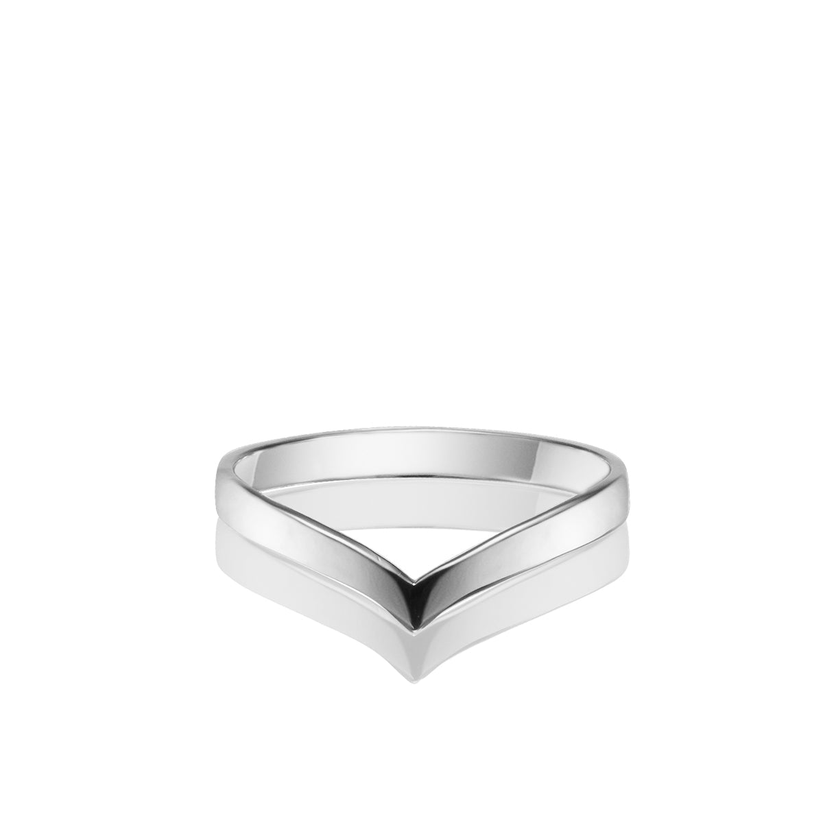 A gold ring in the shape of an arrow