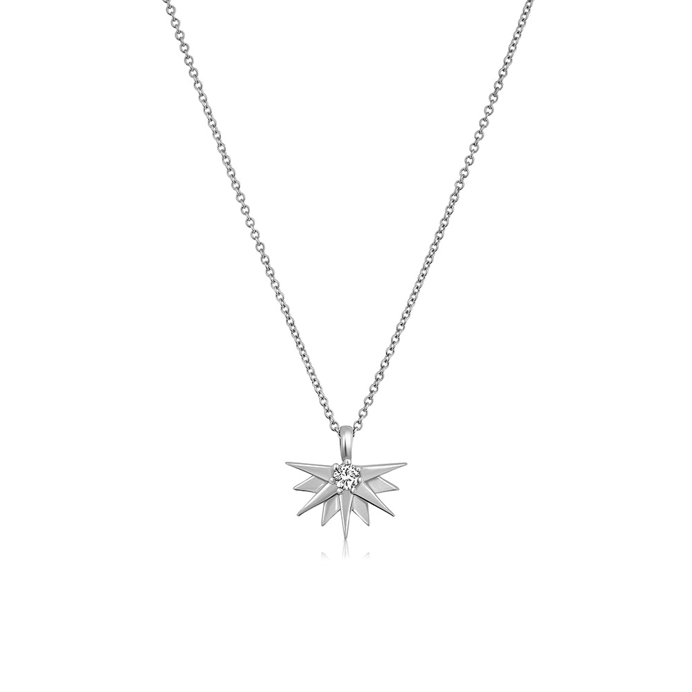 A special gold chain with a large half sun pendant