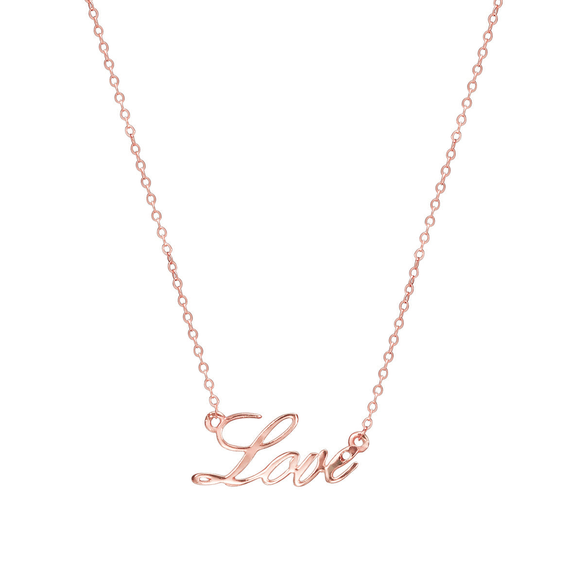 Gold name necklace