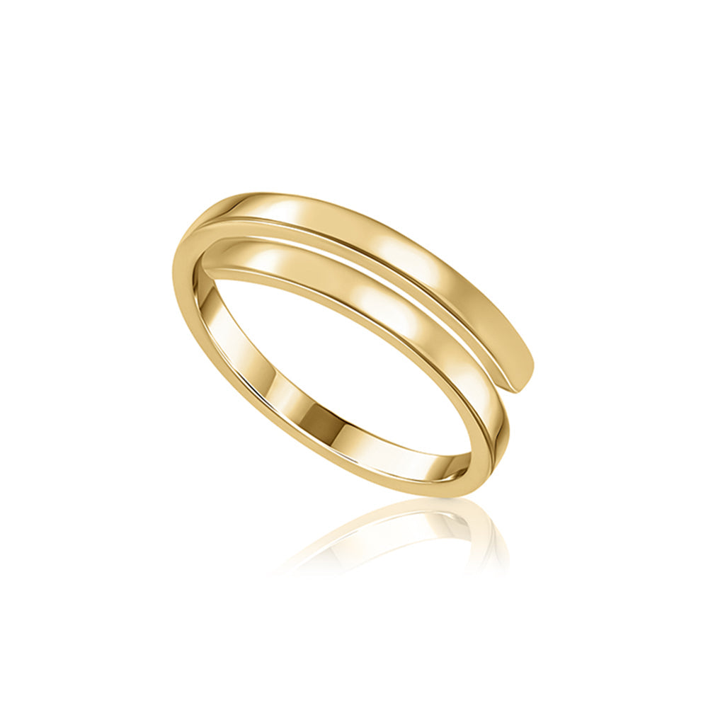 A special spring gold ring for men