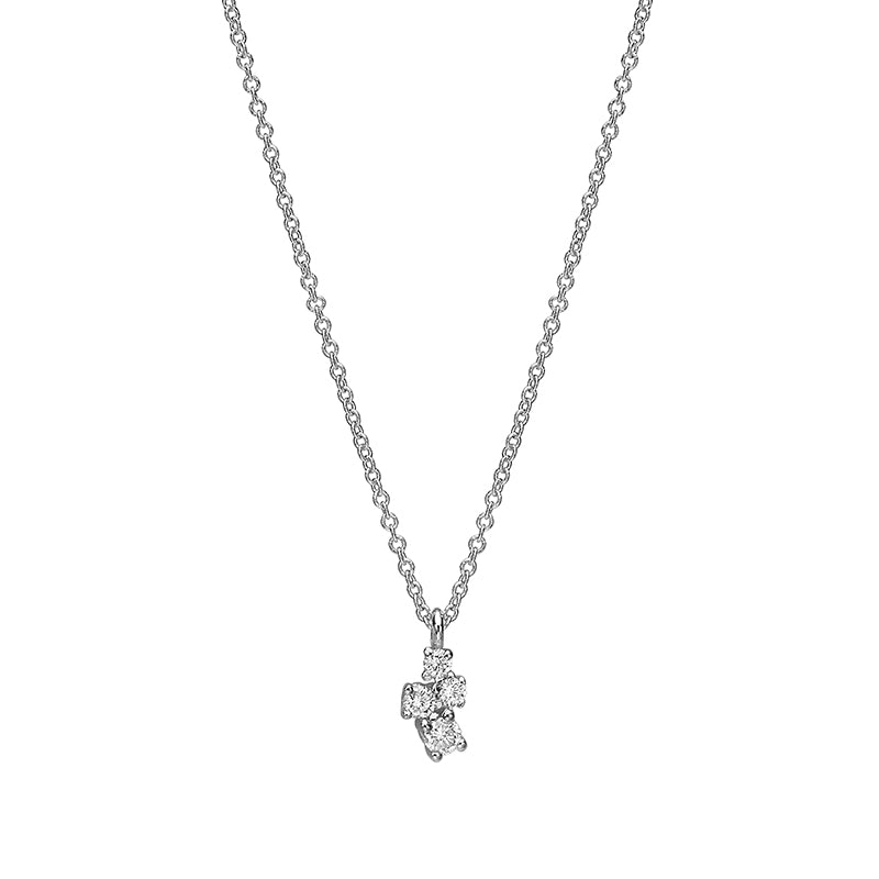 Diamond pendant necklace in different sizes