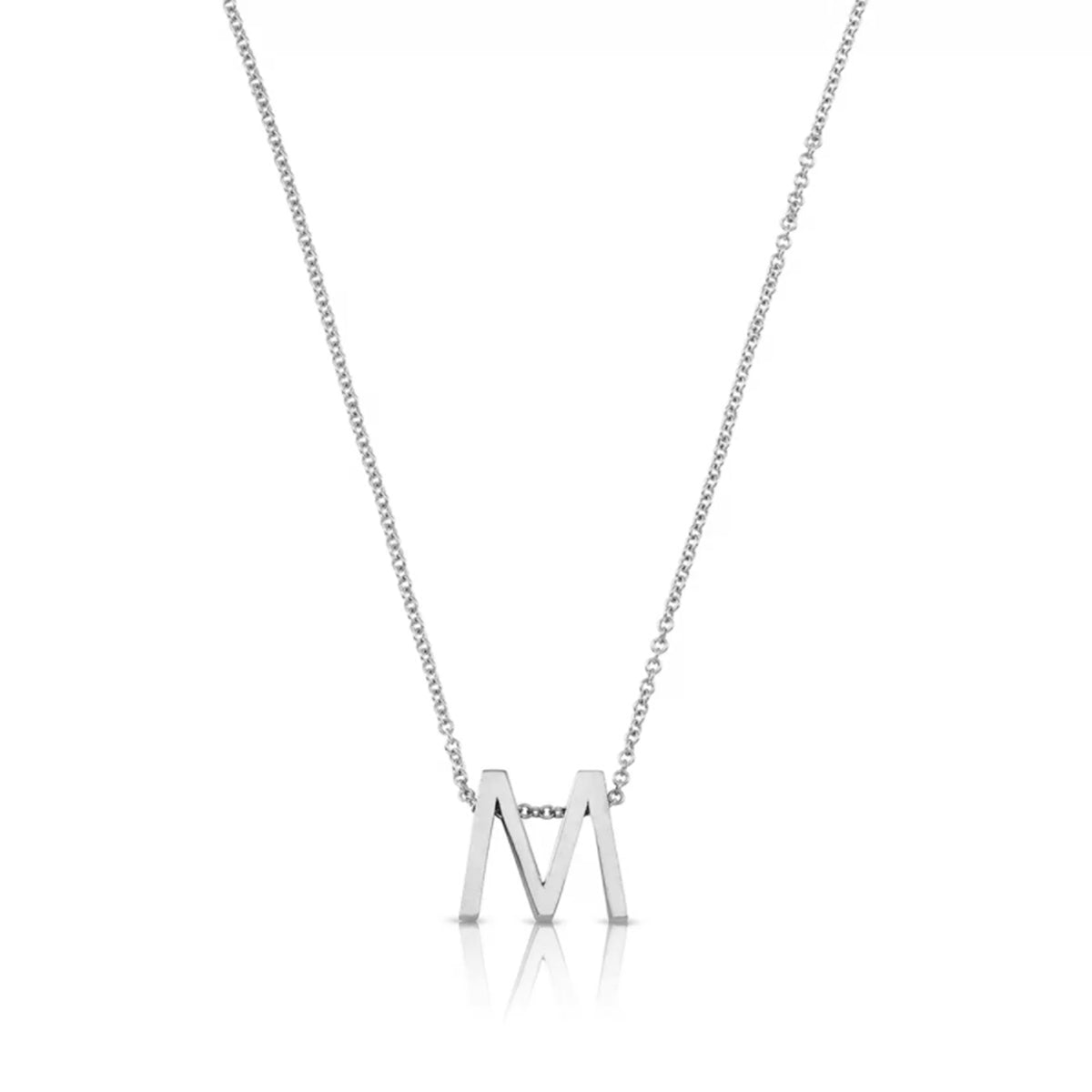 Gold letter necklace