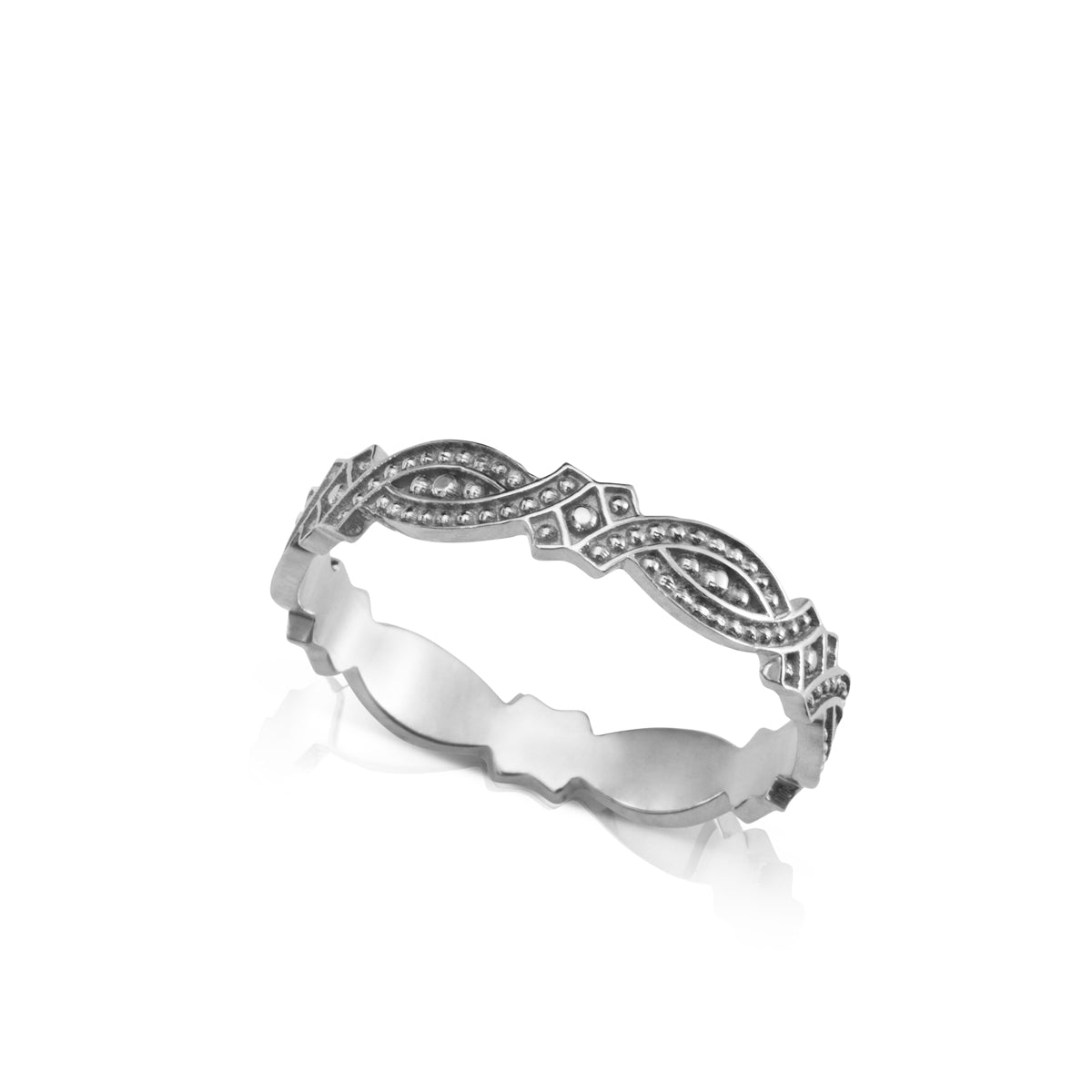 Vintage style wedding ring