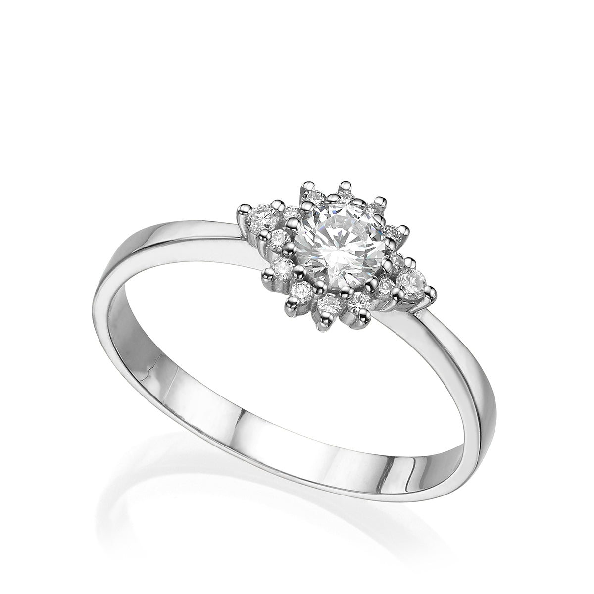 Diamond star ring
