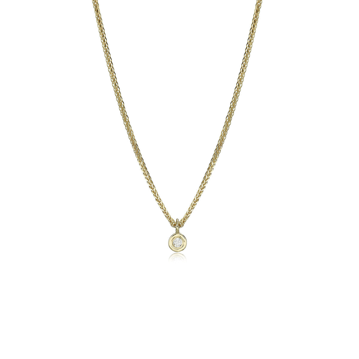 Delicate diamond necklace