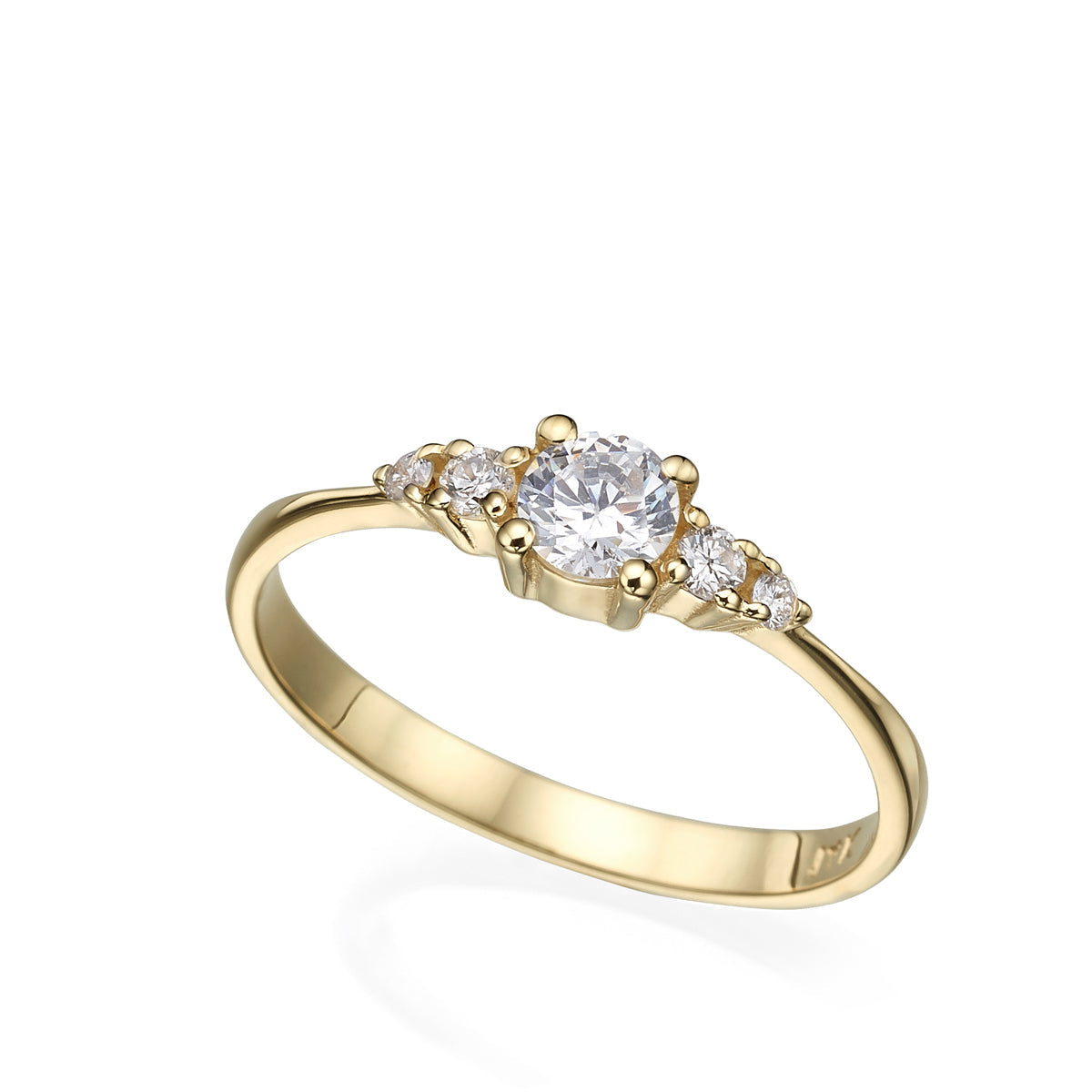 A delicate and special engagement ring